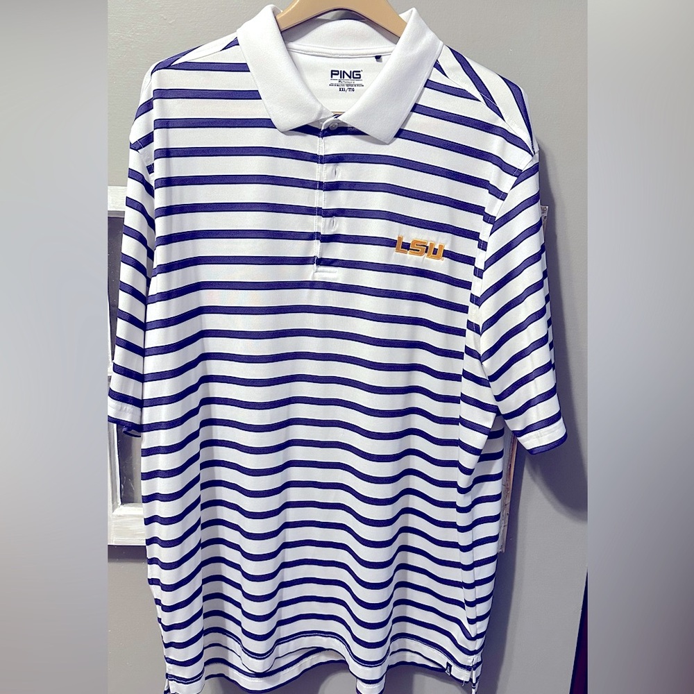 Ping XXL LSU golf shirt worn once.